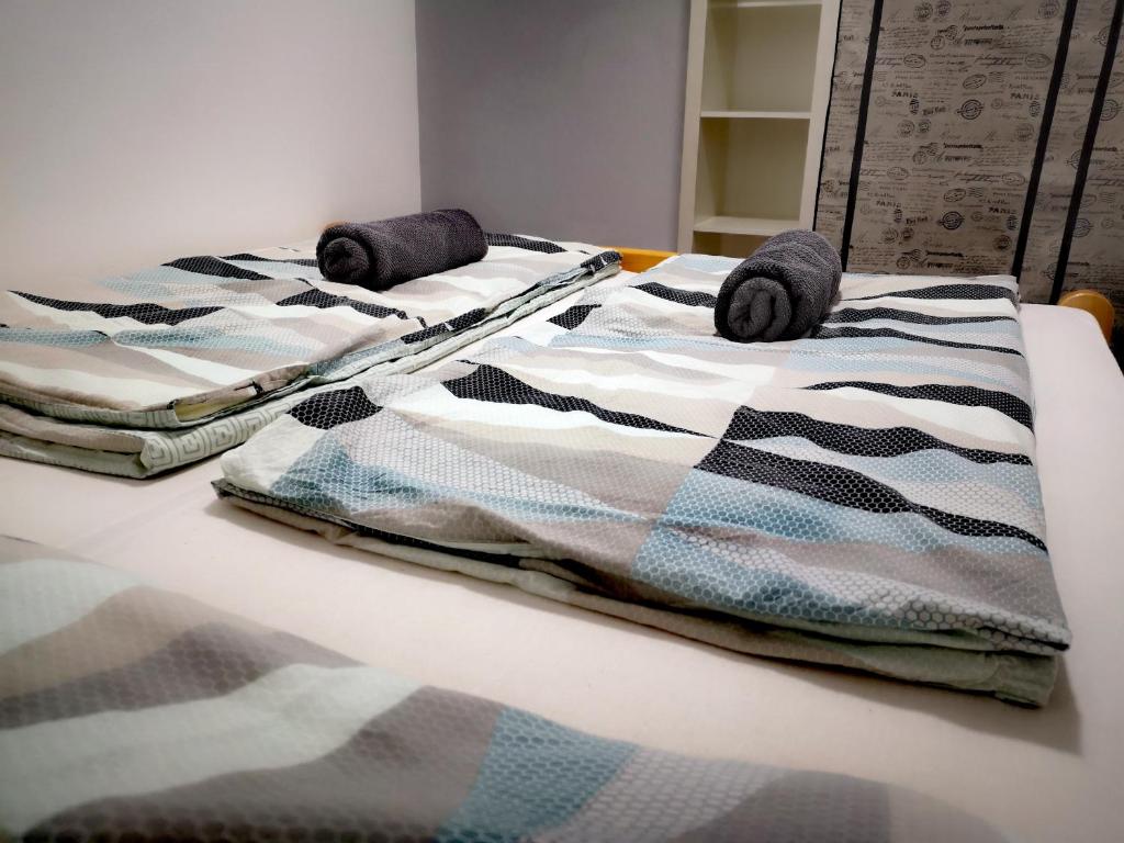 Postel nebo postele na pokoji v ubytování Modern Apartment Klatovy