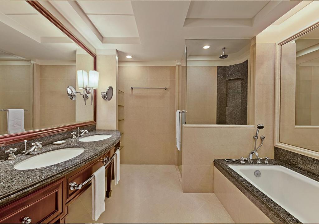 Koupelna v ubytování Shangri-La Fuzhou