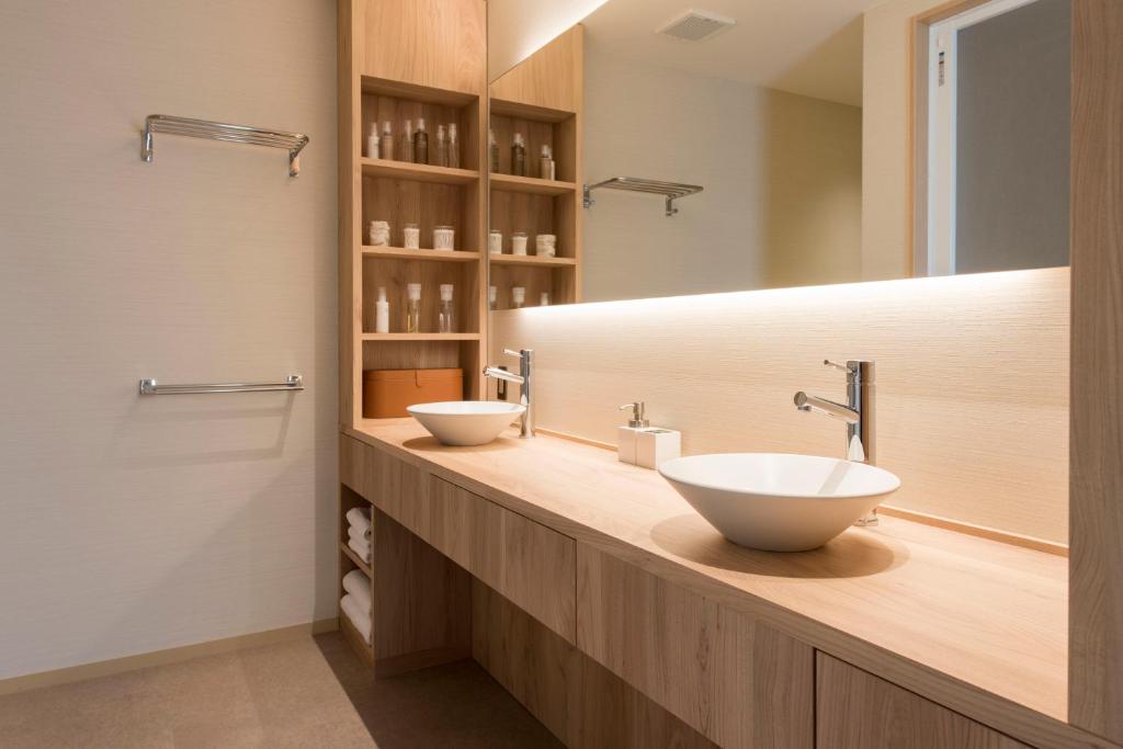 Koupelna v ubytování Hotel ZIZI Kyoto Gion