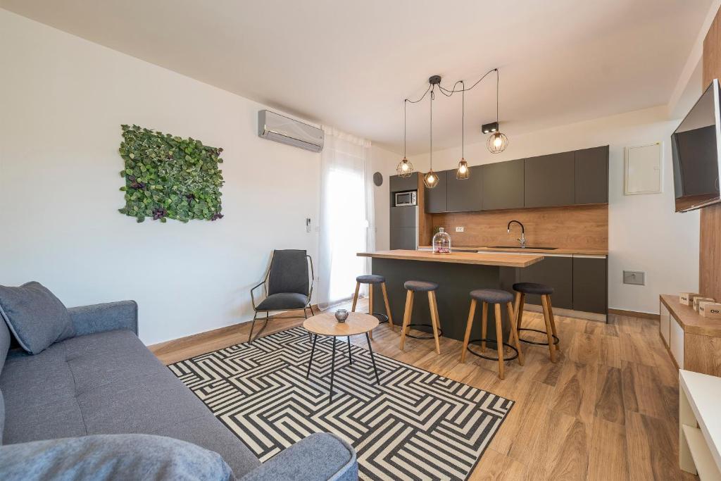 Posezení v ubytování LUXURY APARTMENTS - LA VIR 3 & 4