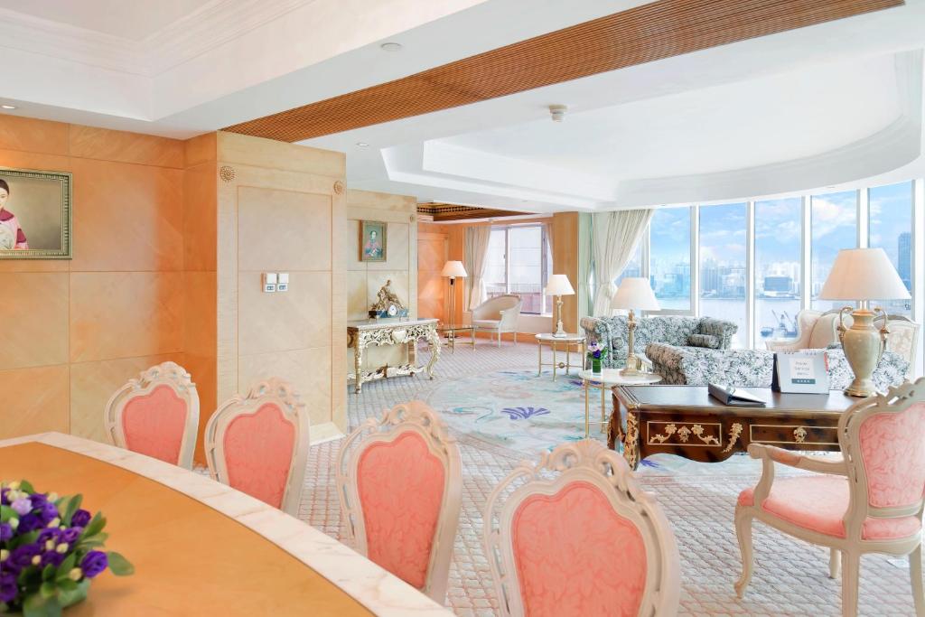 Istumisnurk majutusasutuses Regal Hongkong Hotel
