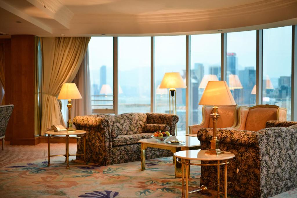 Istumisnurk majutusasutuses Regal Hongkong Hotel