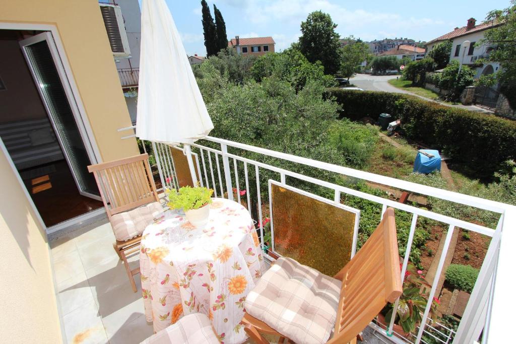 Balkon lub taras w obiekcie Apartment Rokov