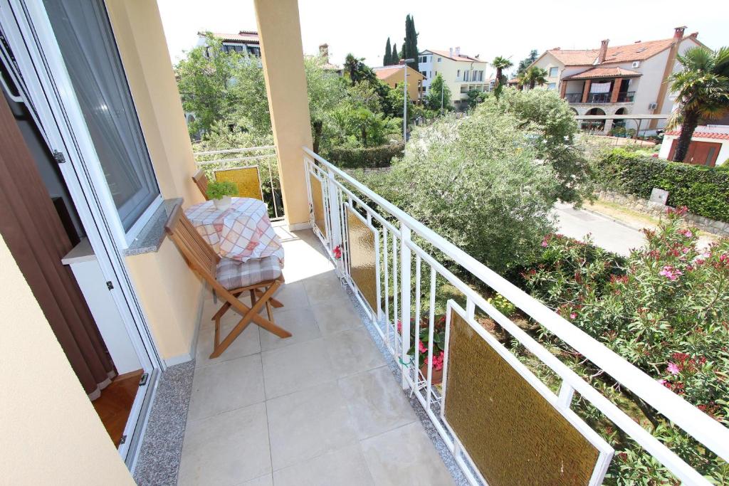 Balkon lub taras w obiekcie Apartment Rokov