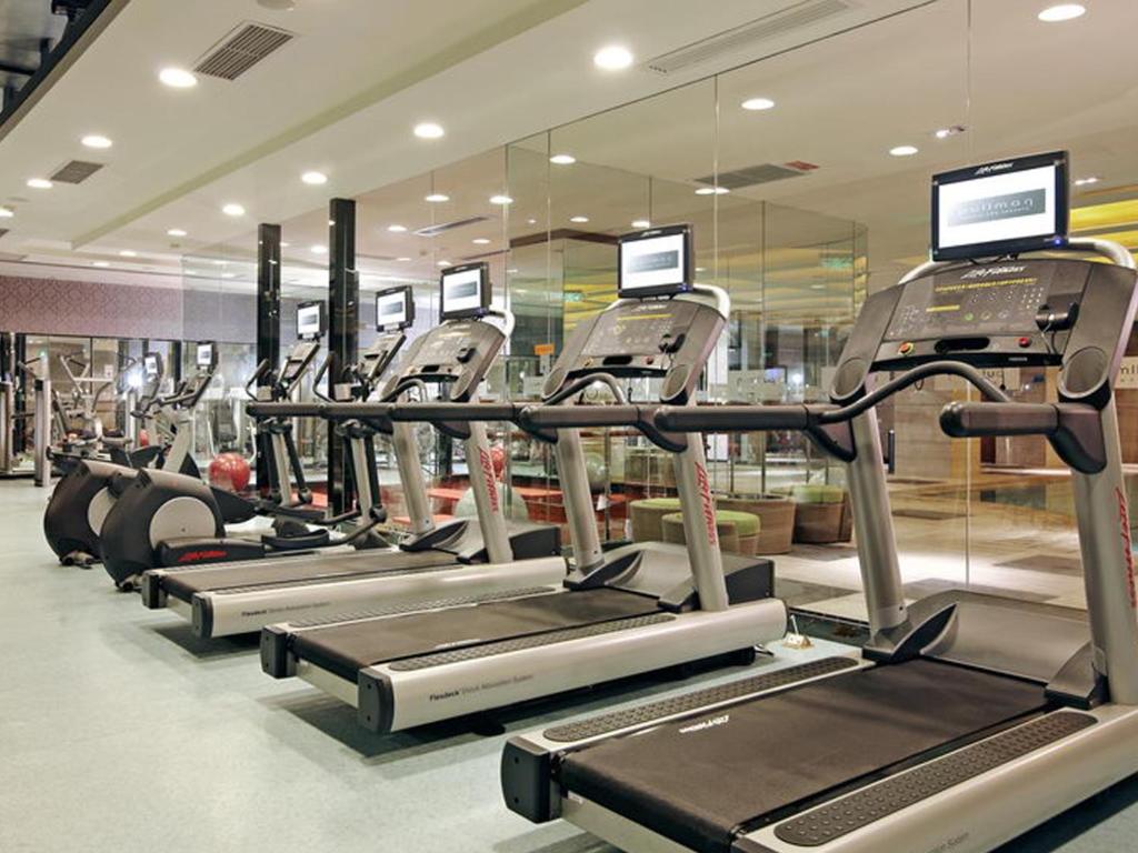 Fitness centrum a/nebo fitness zařízení v ubytování Pullman Xiamen Powerlong