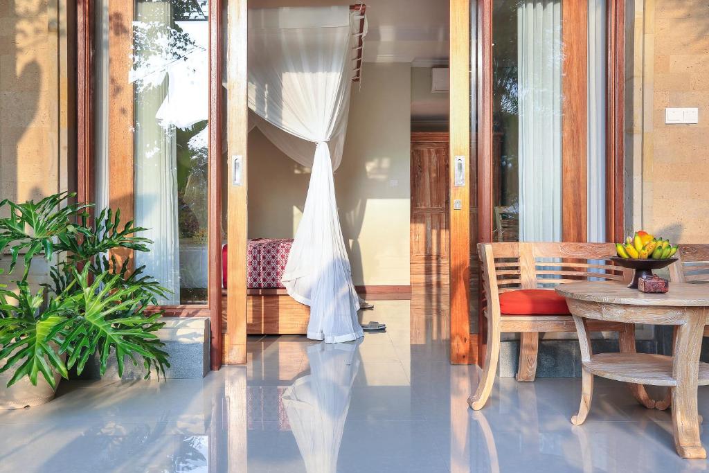Posezení v ubytování Nata Ubud