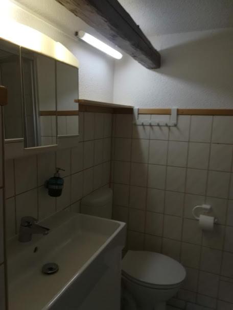 Koupelna v ubytování Landgasthof Zur Fichte