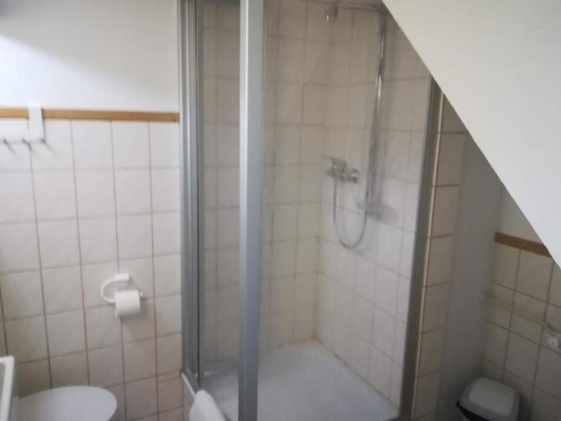 Koupelna v ubytování Landgasthof Zur Fichte