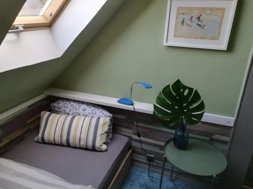 Postel nebo postele na pokoji v ubytování Landgasthof Zur Fichte