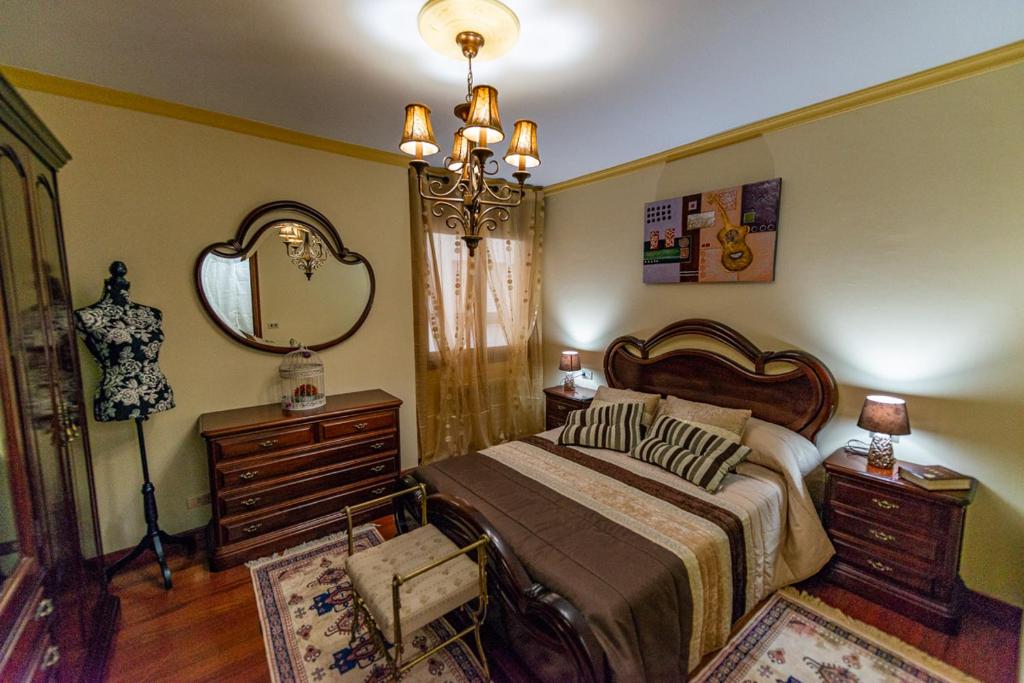 Posteľ alebo postele v izbe v ubytovaní Apartamento Lemavos