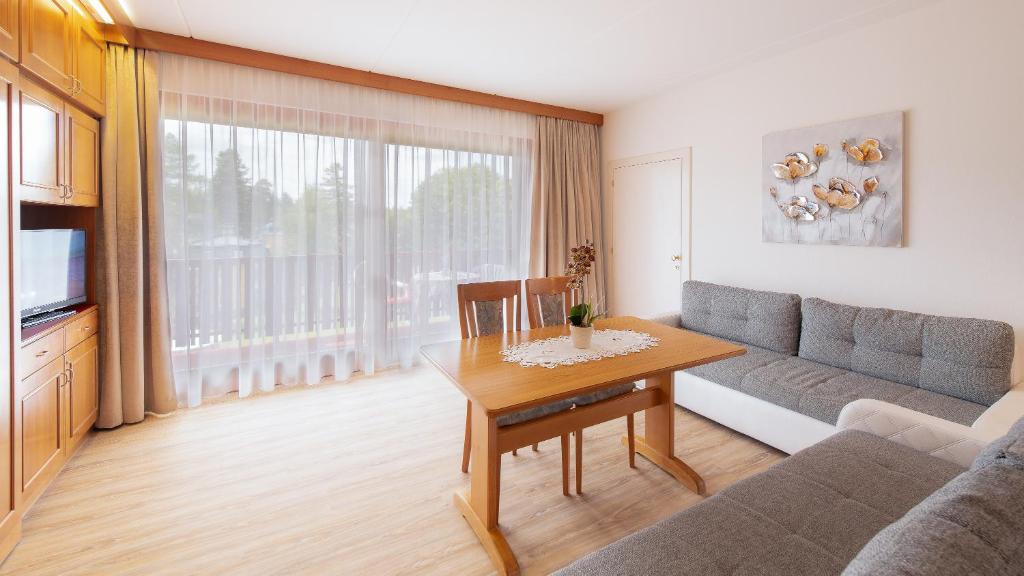 Posezení v ubytování Strandhotel Orchidee