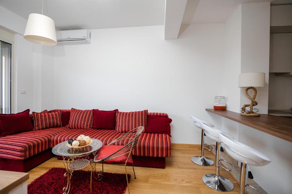 Posezení v ubytování Apartment with sea view