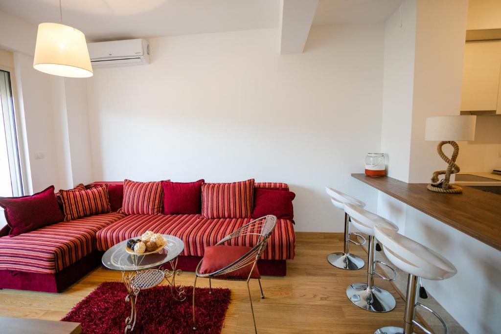 Posezení v ubytování Apartment with sea view