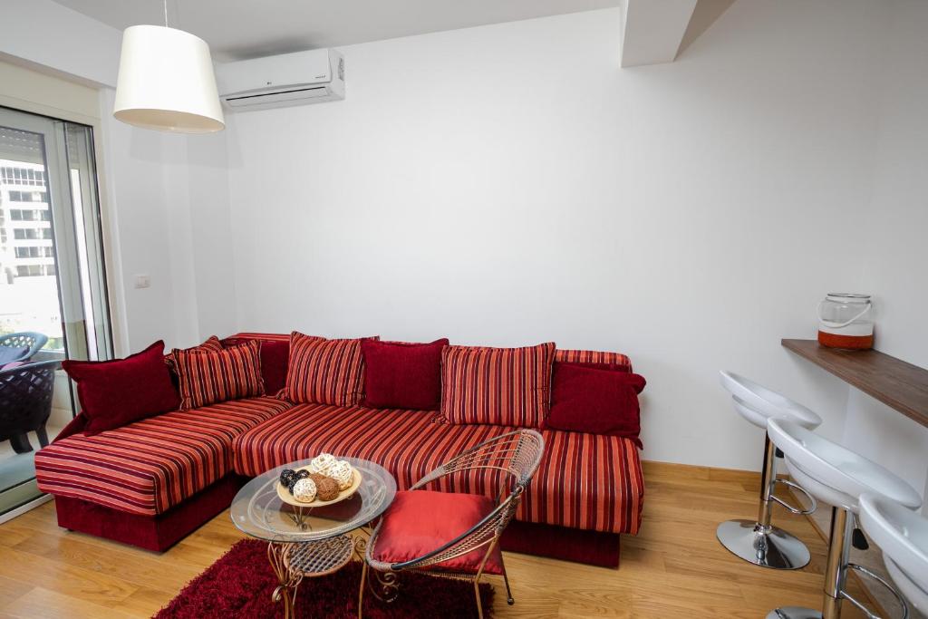 Posezení v ubytování Apartment with sea view