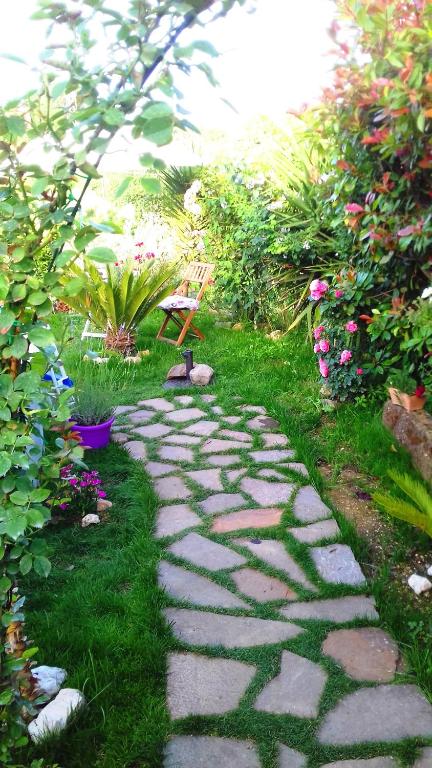 A garden outside Antico Casale Fabrizi