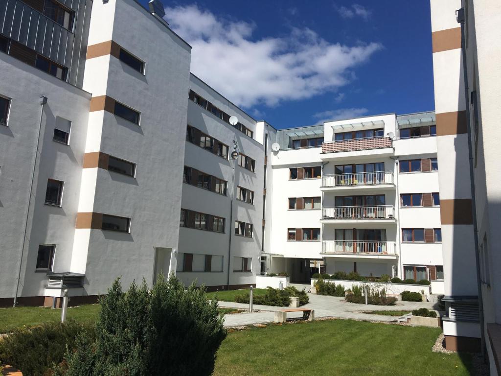 Budynek, w którym mieści się apartament