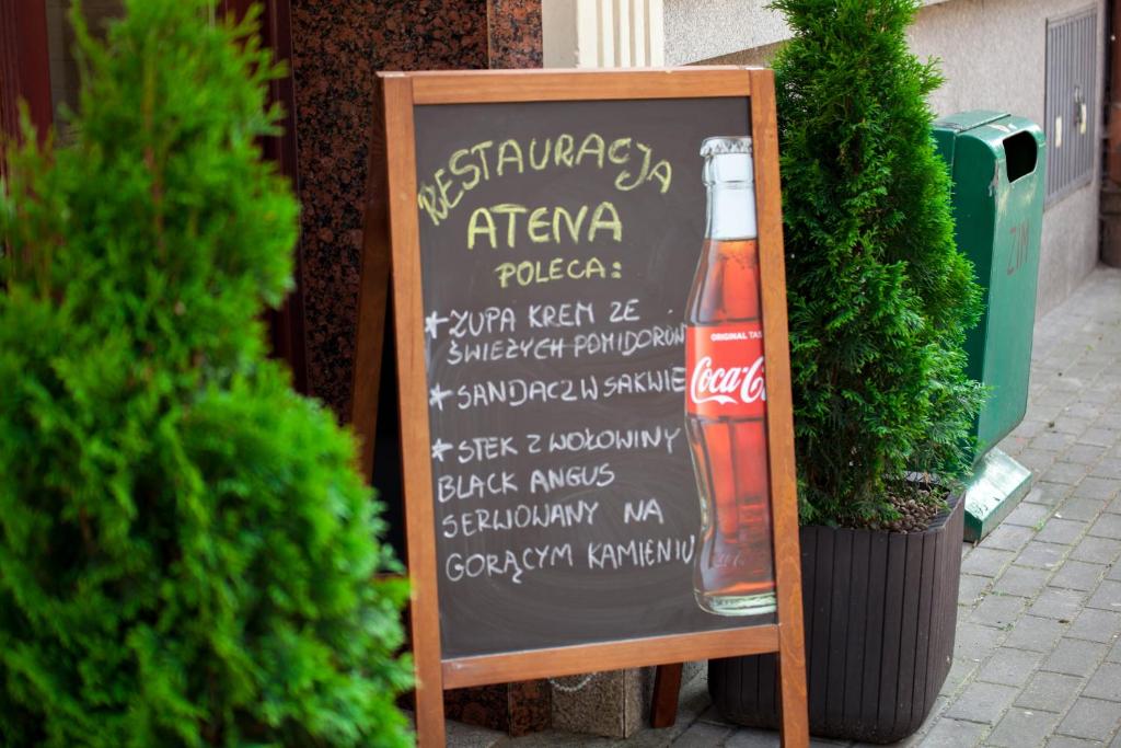 Certifikát, hodnocení, plakát nebo jiný dokument vystavený v ubytování Hotel Atena