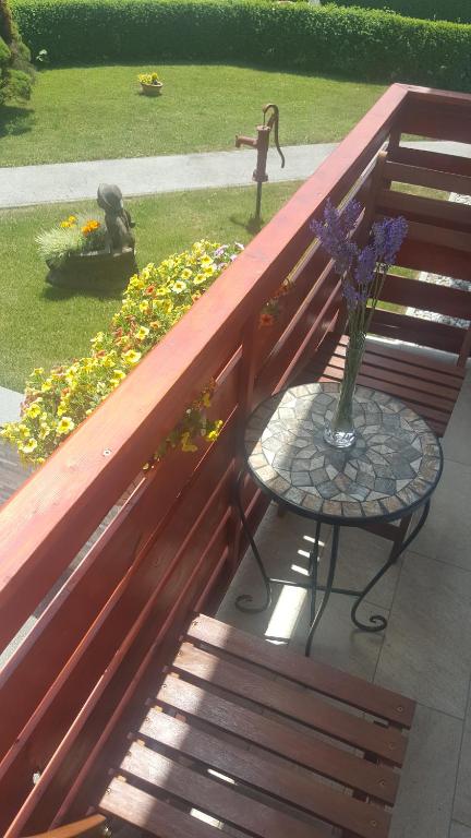 Balkón nebo terasa v ubytování Apartma Sebastjan Dobova near Terme Paradiso