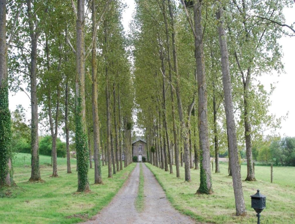Zahrada ubytování Le Manoir du Butel