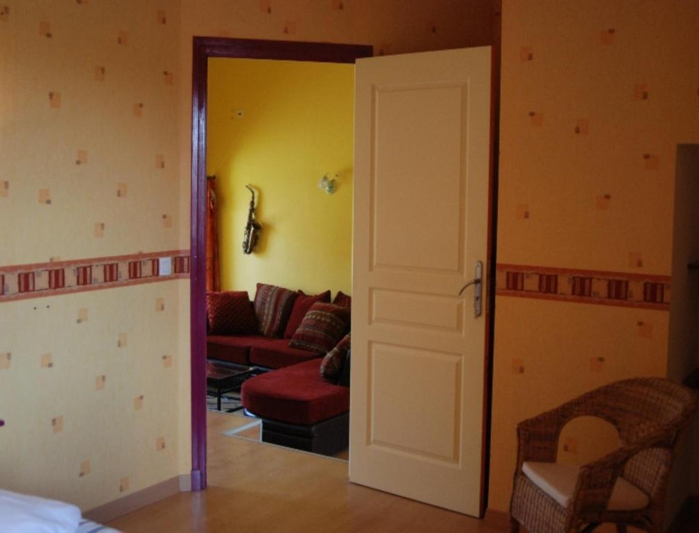 Posezení v ubytování Le Manoir du Butel