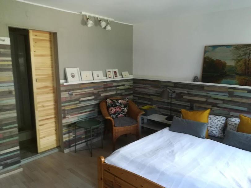 Postel nebo postele na pokoji v ubytování Landgasthof Zur Fichte