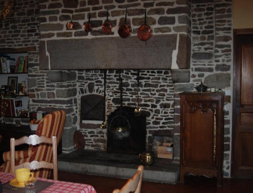 Posezení v ubytování Le Manoir du Butel