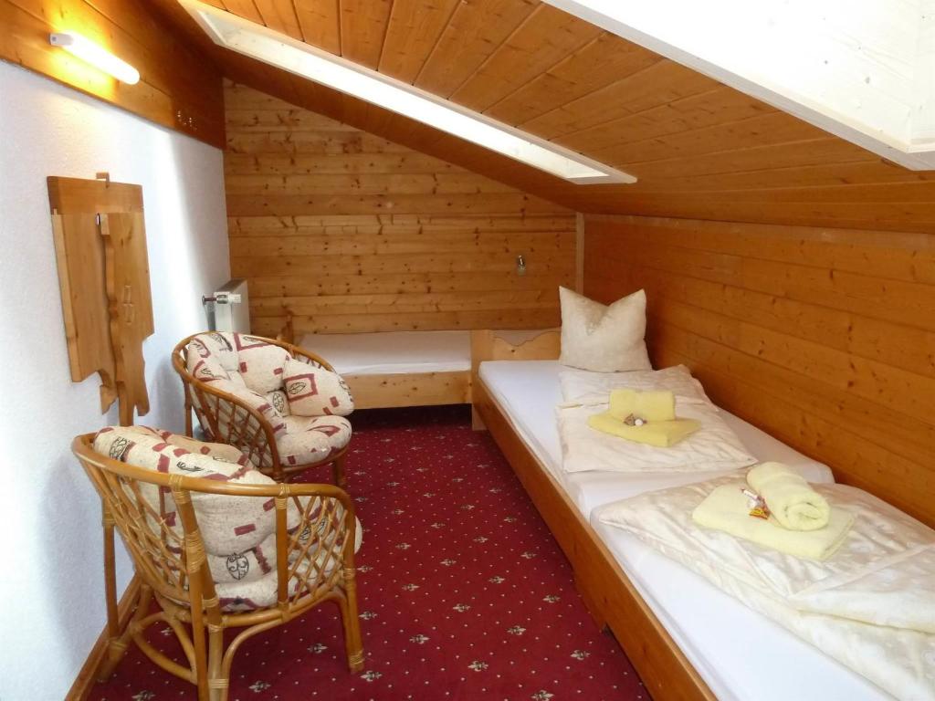Posteľ alebo postele v izbe v ubytovaní Haus Ritzenspitze