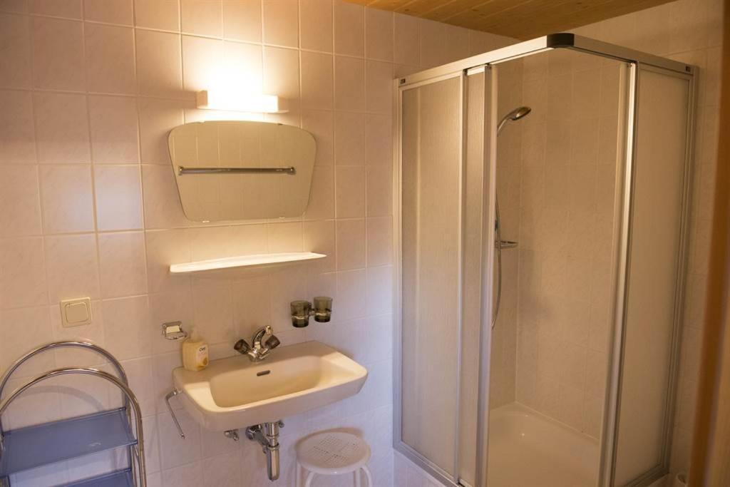 Kúpeľňa v ubytovaní Haus Ritzenspitze