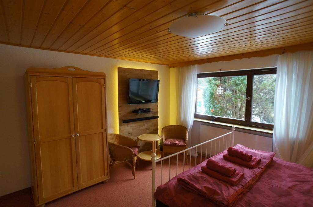 Posteľ alebo postele v izbe v ubytovaní Ferienhaus Klaas