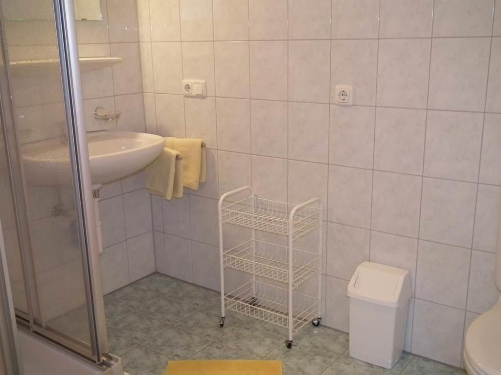 Koupelna v ubytování Haus Bials