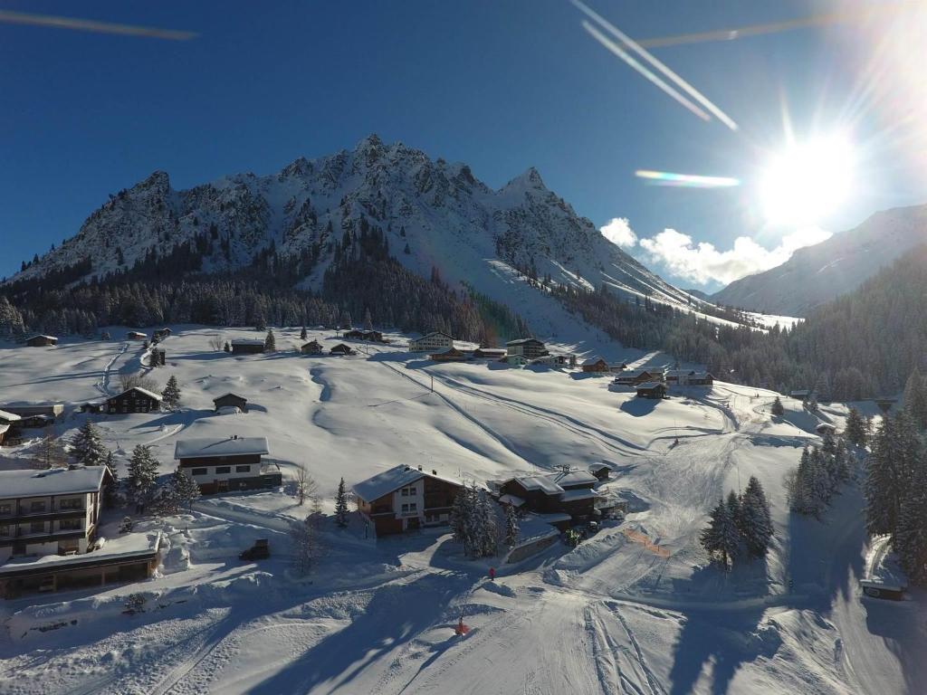 Haus Ritzenspitze v zime