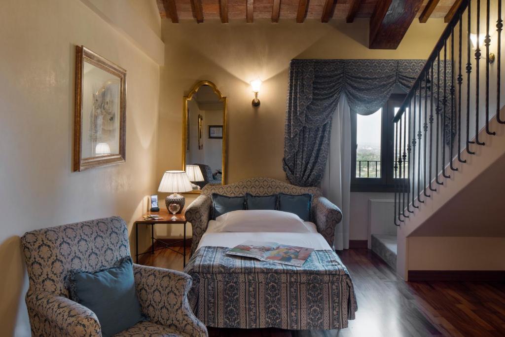 Posezení v ubytování Villa Michelangelo Vicenza – Starhotels Collezione
