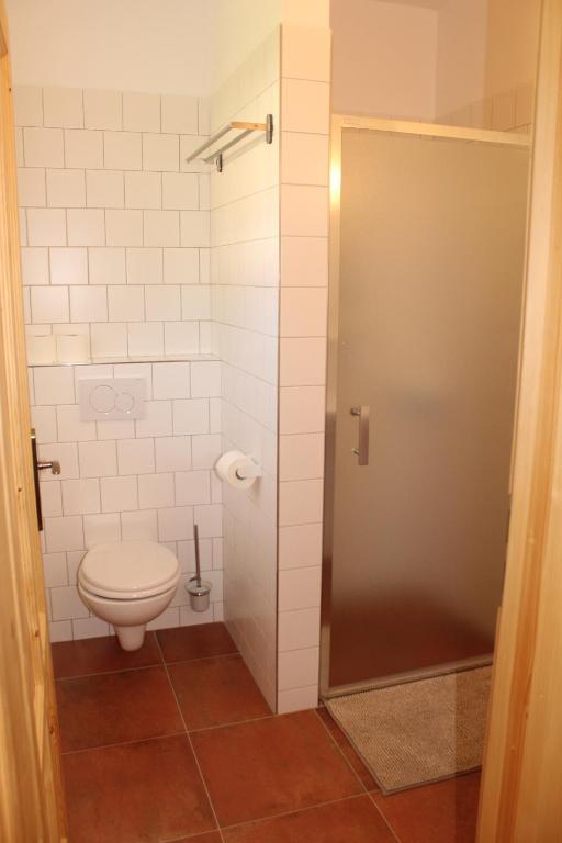 Koupelna v ubytování Ubytování Praschlhaus