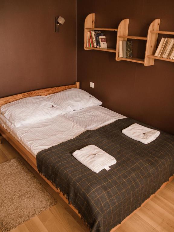 Posteľ alebo postele v izbe v ubytovaní Pod Lipkami