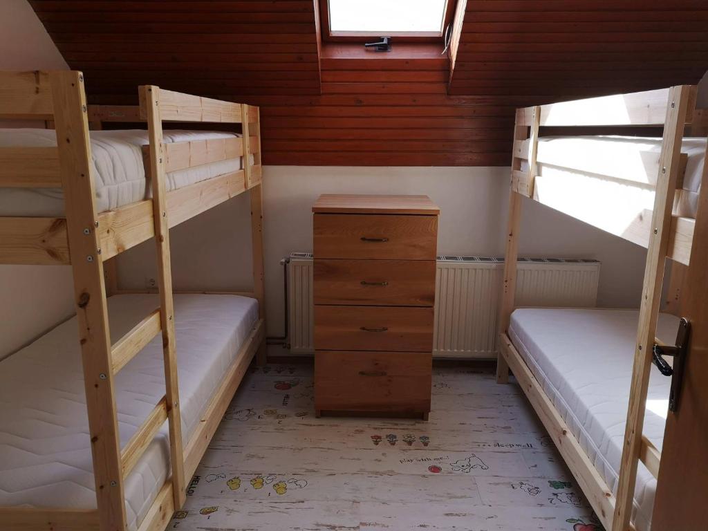 Postel nebo postele na pokoji v ubytování Sobe SM0LEJ