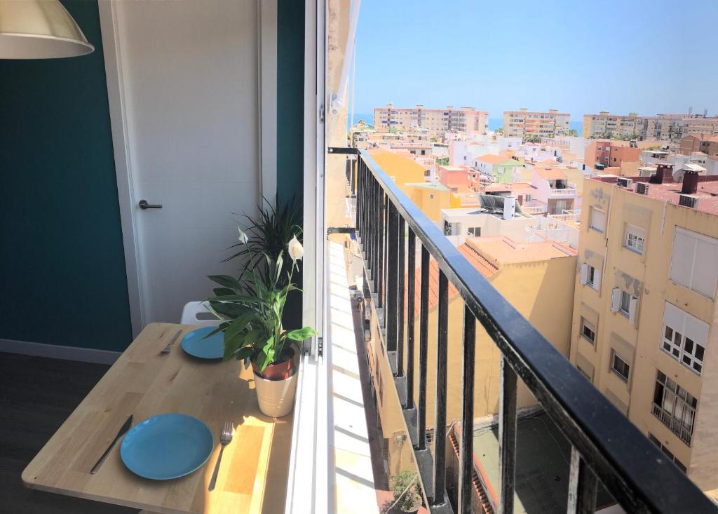 Málaga beach, Costa del Sol.