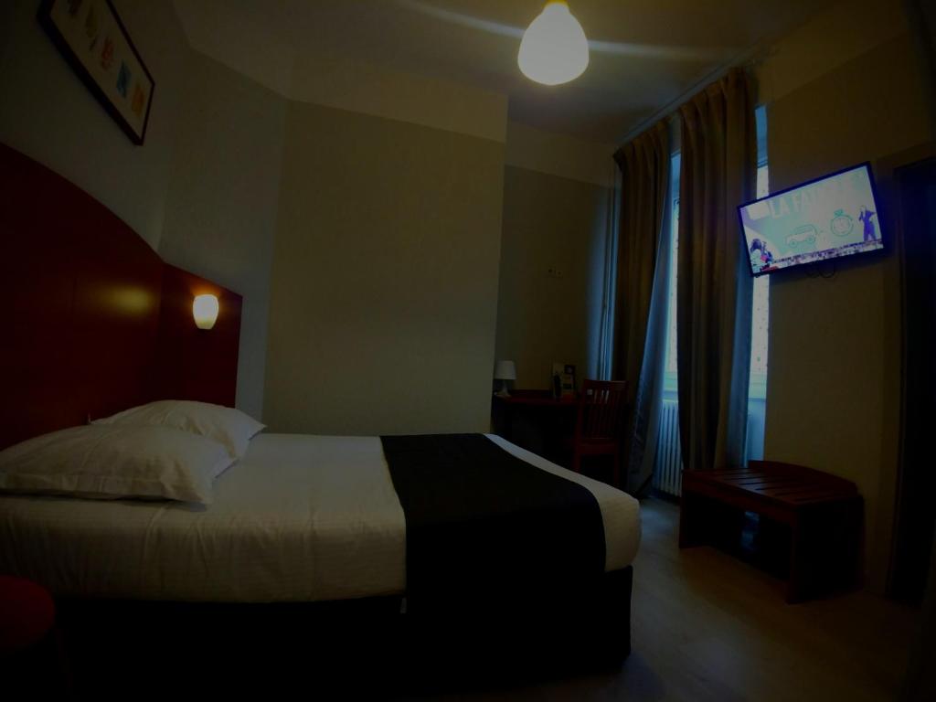 TV a/nebo společenská místnost v ubytování Alerion Centre Gare