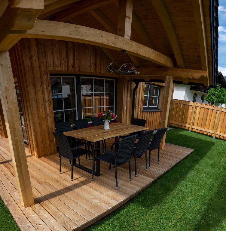 Patio nebo venkovní prostory v ubytování Chalet 164