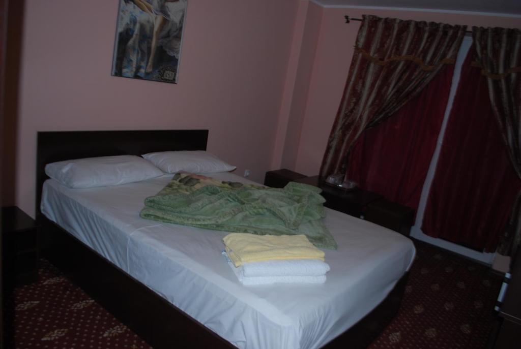 Postel nebo postele na pokoji v ubytování Hotel Austin