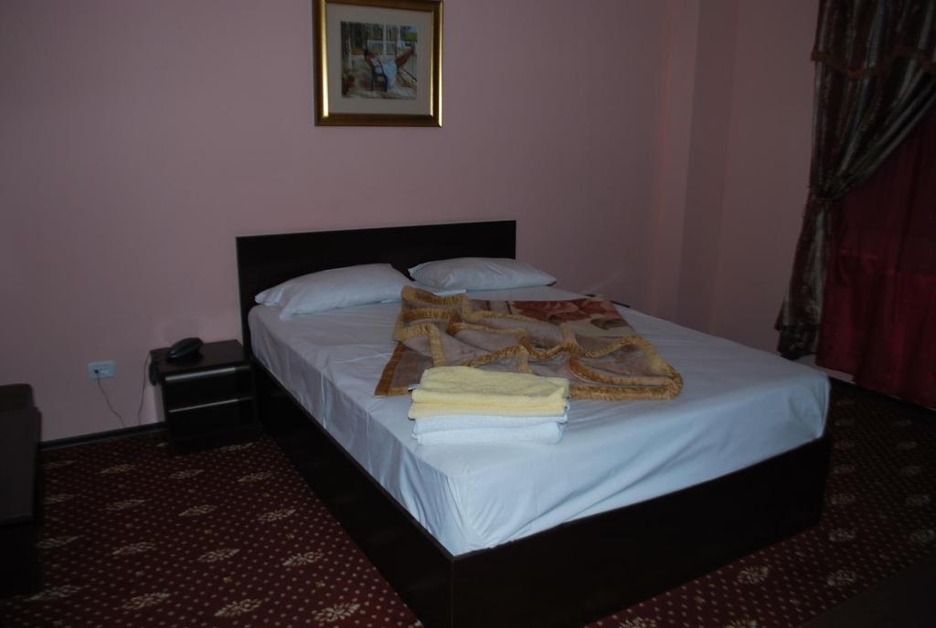 Postel nebo postele na pokoji v ubytování Hotel Austin