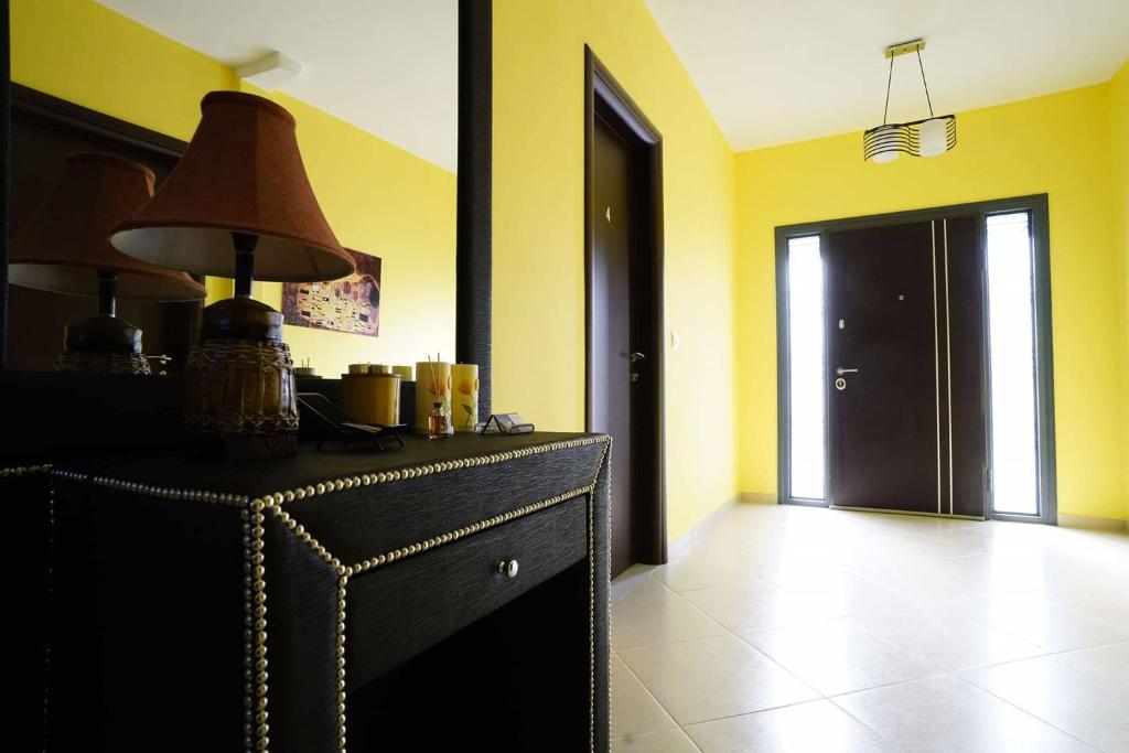 Kuchyň nebo kuchyňský kout v ubytování Villa Mimoza
