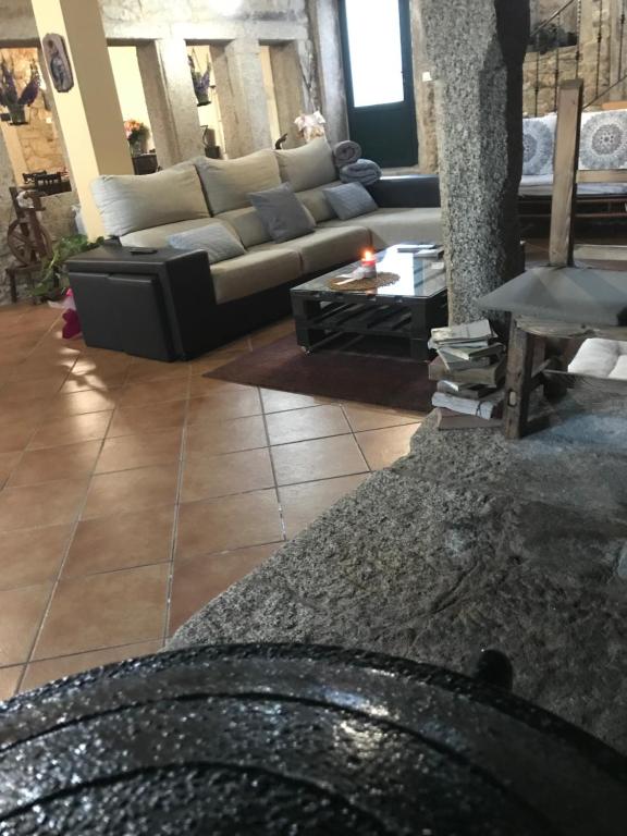 Zona de estar de Casa A Canteira