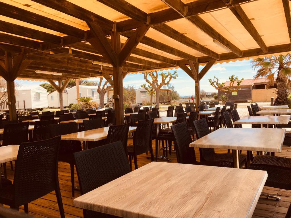 Restaurace v ubytování Camping La Dune