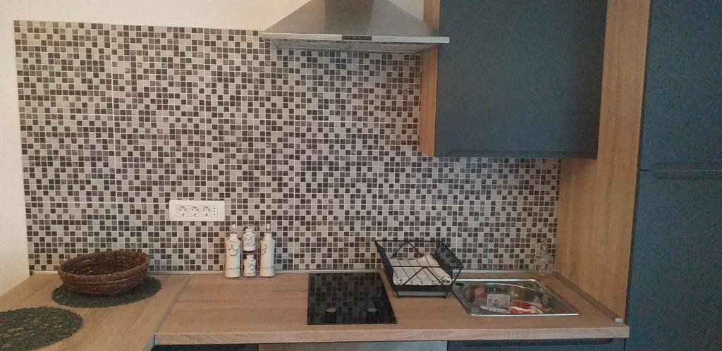 Kuchyň nebo kuchyňský kout v ubytování Jovich Apartments 3