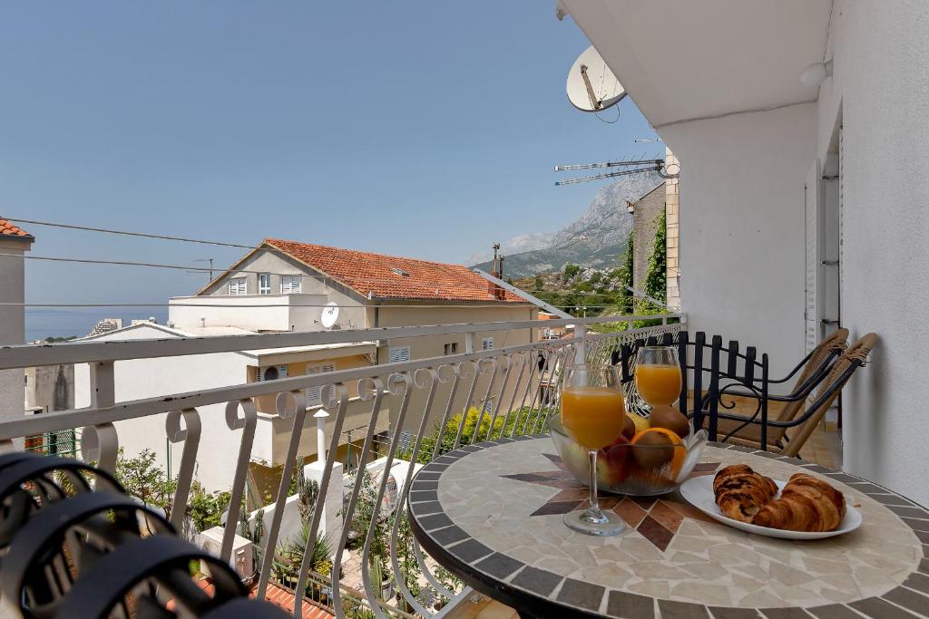 Balkón nebo terasa v ubytování Blue Dream Apartment