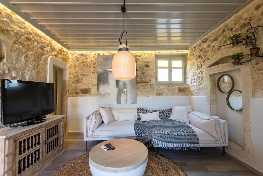 TV a/nebo společenská místnost v ubytování Casa Vitae Villas