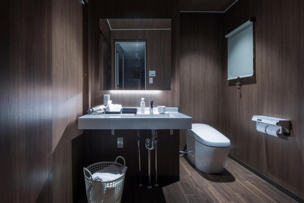 Koupelna v ubytování Randor Residence Hiroshima Suites