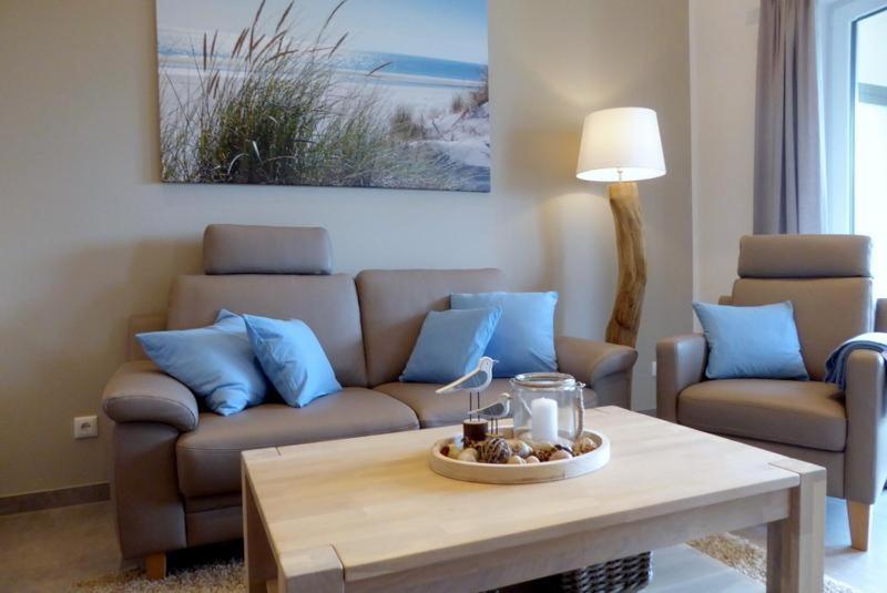 Posezení v ubytování Apartment Watt´n Glück, Am Alten Deich 26 (Parkplatz 92)