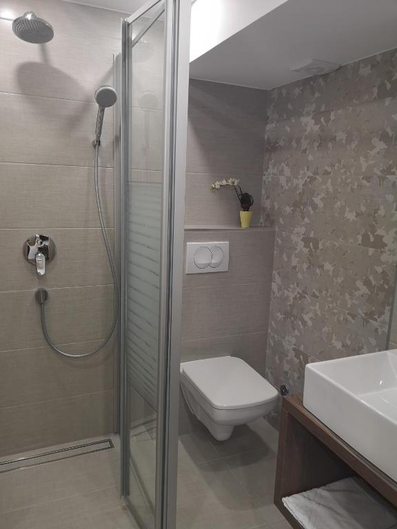 Koupelna v ubytování Rooms Vukušić