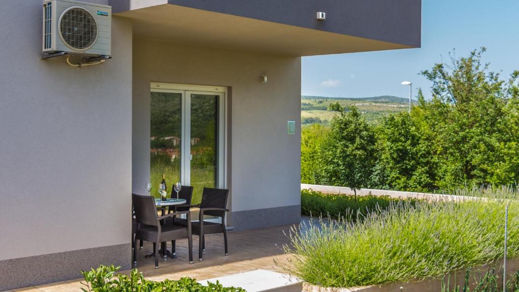 Zahrada ubytování Apartman Nature